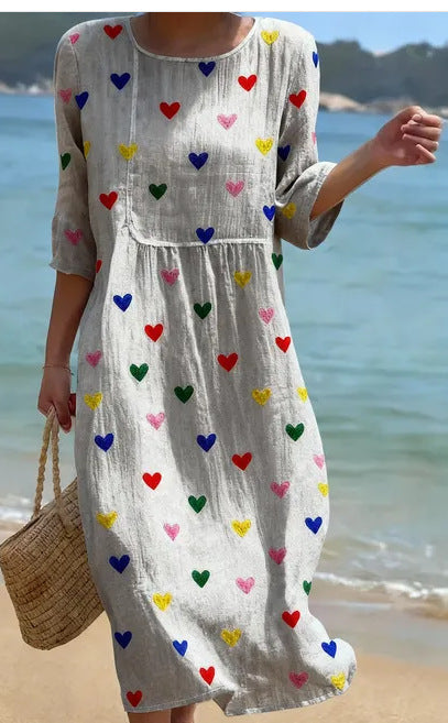 plus size womens dresses casual Women's Plus-Size Patchwork Maxi Dress – Relaxed Fit Casual Skirt – Zulily