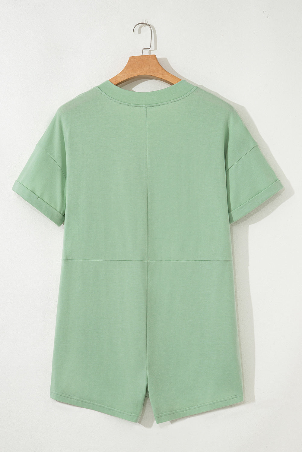 Threaded Pear Vivienne Half Sleeve Knit Romper