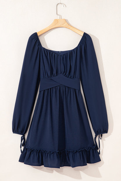 Threaded Pear Deborah Waist Square Mini Dress