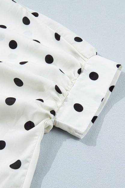 Threaded Pear Taylor Print Loose Dolman Shirt