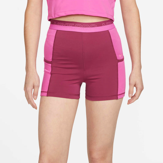 Nike Women's Pro High-Waisted 3" Training Shorts With Pockets