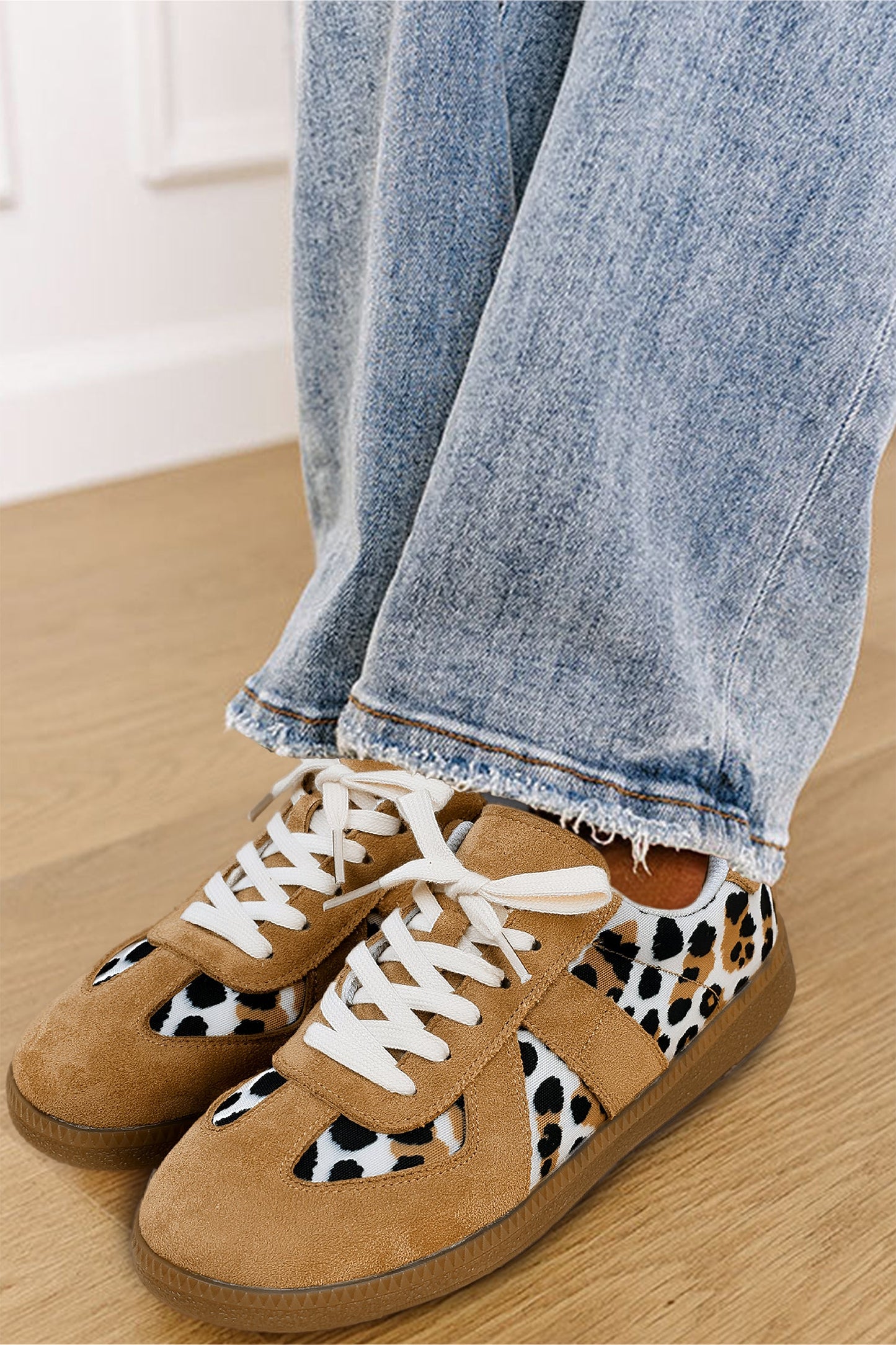 Threaded Pear Kyla Lace Up Flat Shoes