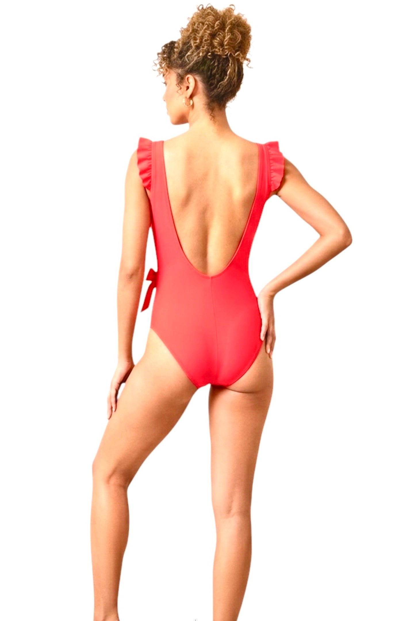 Marina West F1802 One-Piece Swimsuit (Coral)