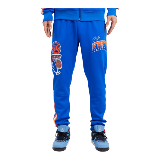 Pro Standard New York Knicks Home Town Men Track Pants Royal Blue