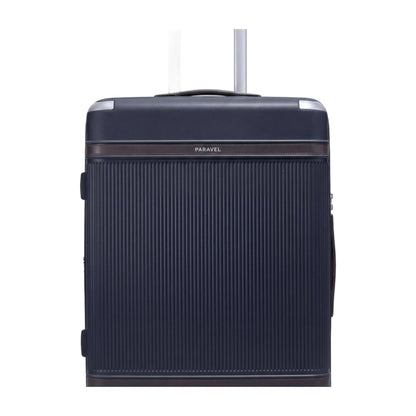 Paravel Aviator Grand 26-Inch Checked Spinner Luggage Suitcase Scuba Navy