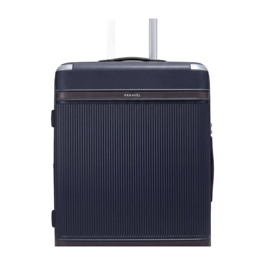 Paravel Aviator Grand 26-Inch Checked Spinner Luggage Suitcase Scuba Navy