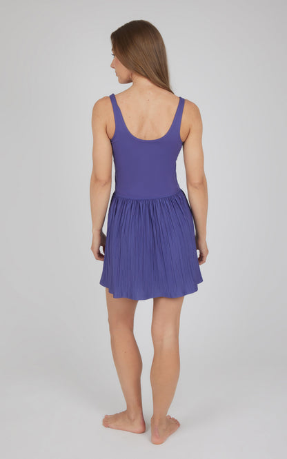 Jersey Charming Pleated Tennis Dress