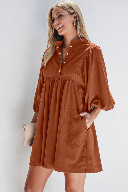 Threaded Pear Kaylee Waist Bracelet Sleeve Dress