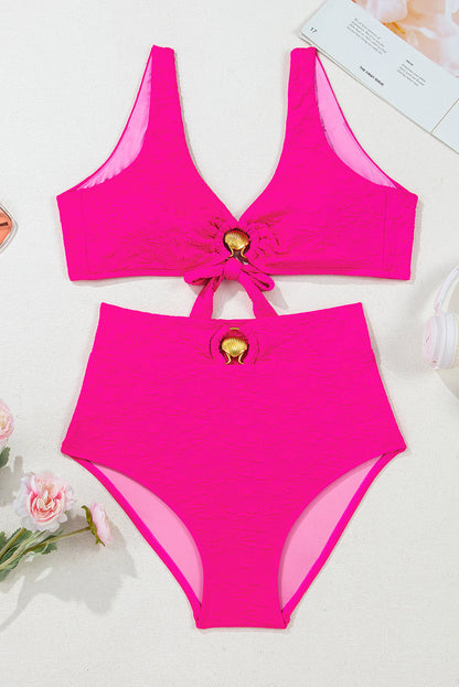 Threaded Pear Sofia Knotted 2pcs Bikini Swimsuit