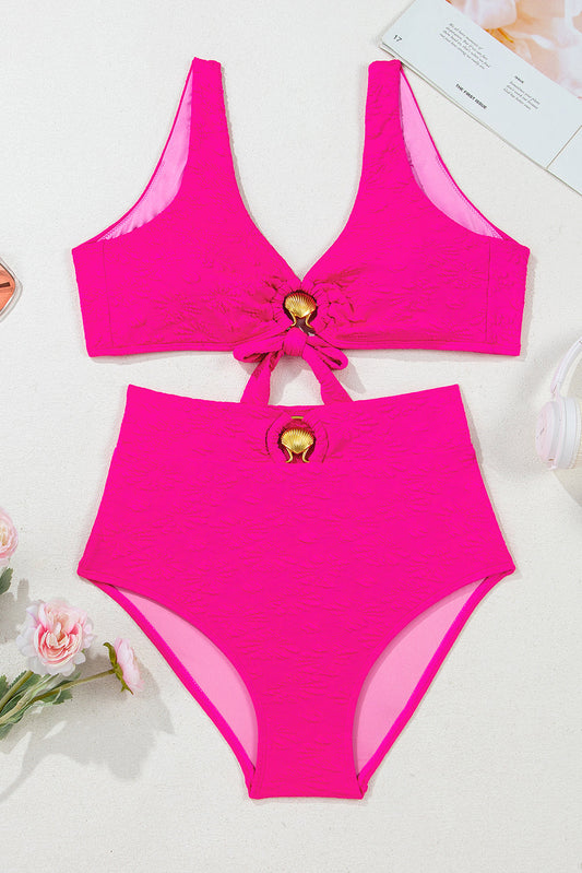 Threaded Pear Sofia Knotted 2pcs Bikini Swimsuit