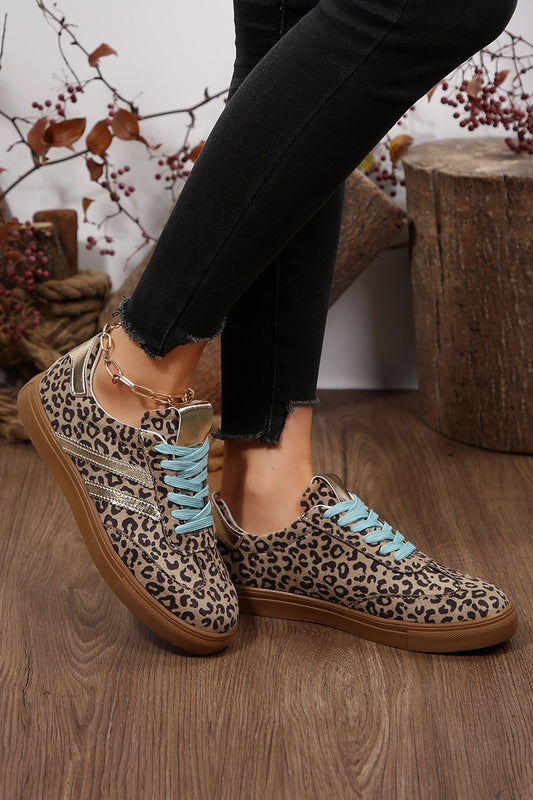 Threaded Pear Harmony Detail Lace Up Sneakers
