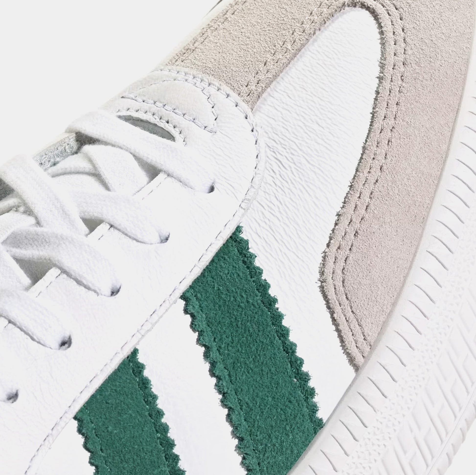 Footwear White / Collegiate Green / Core Granite-