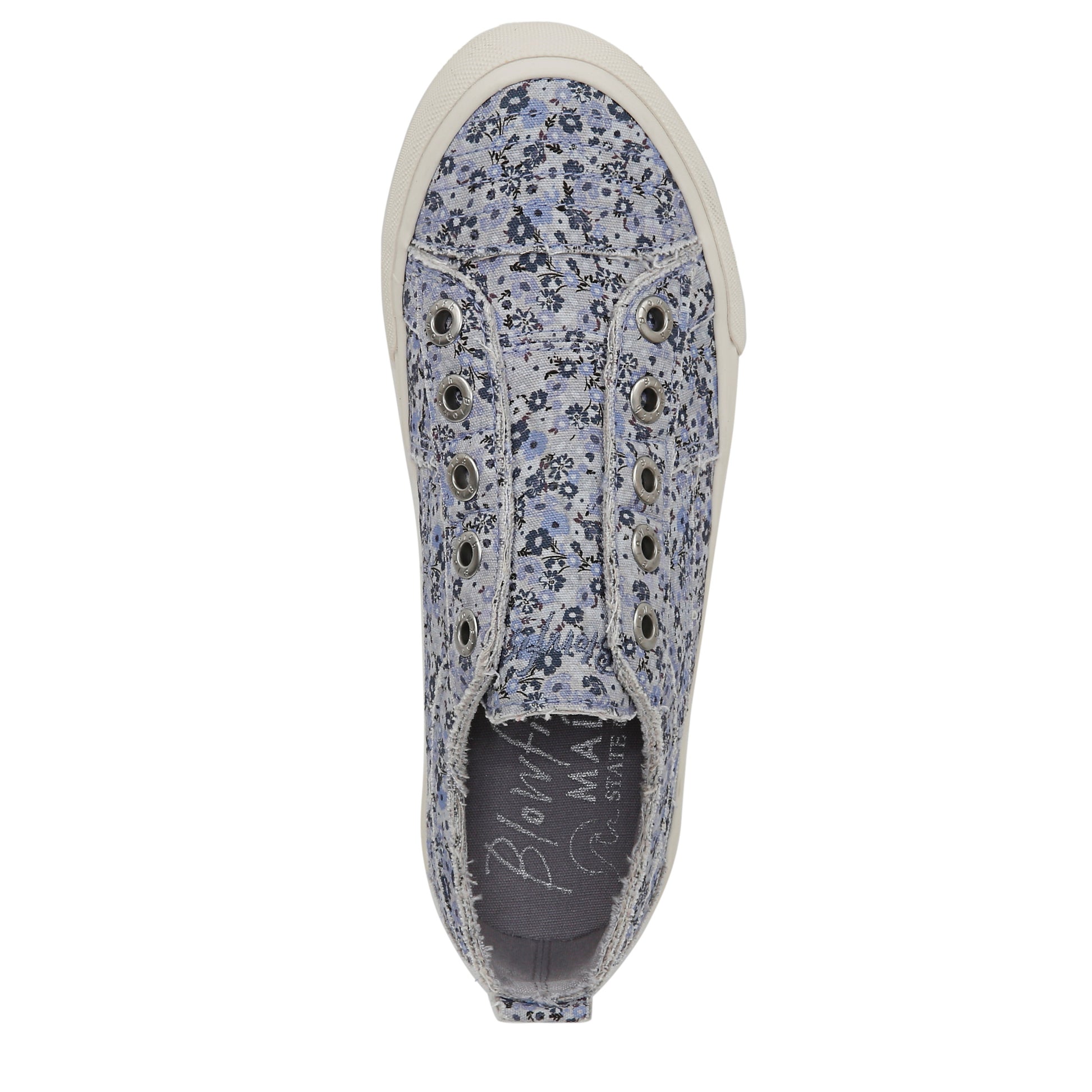 Blue Ditzy Floral Canvas