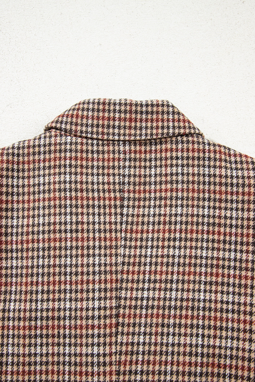 Threaded Pear Aria Houndstooth Lapel Collar Blazer