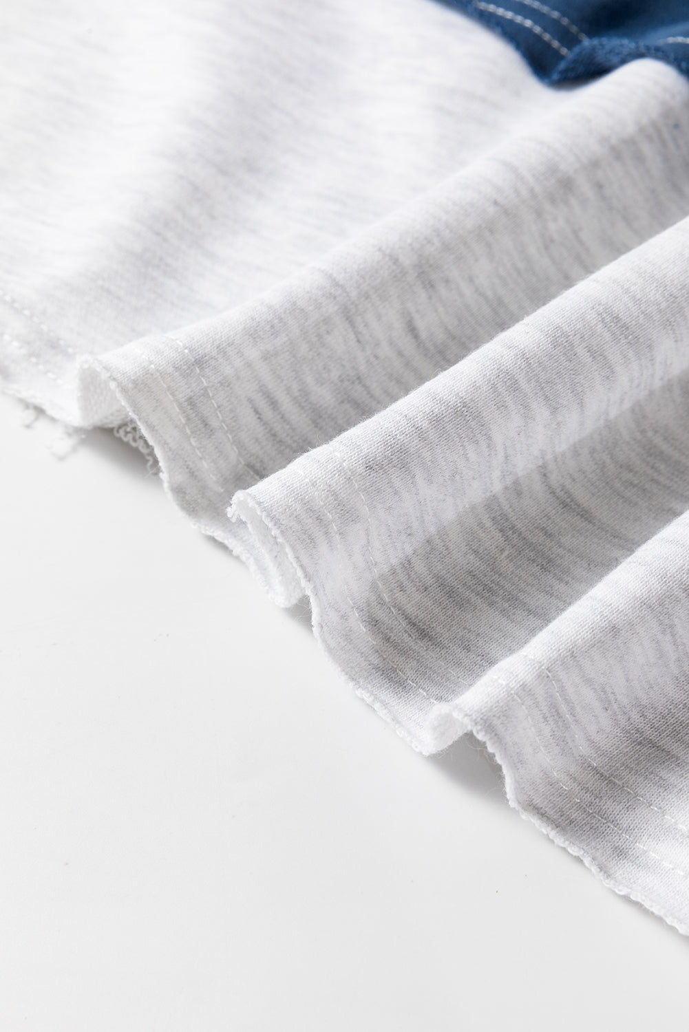 Threaded Pear Melissa Sleeve Raw Seamed Sweatshirt