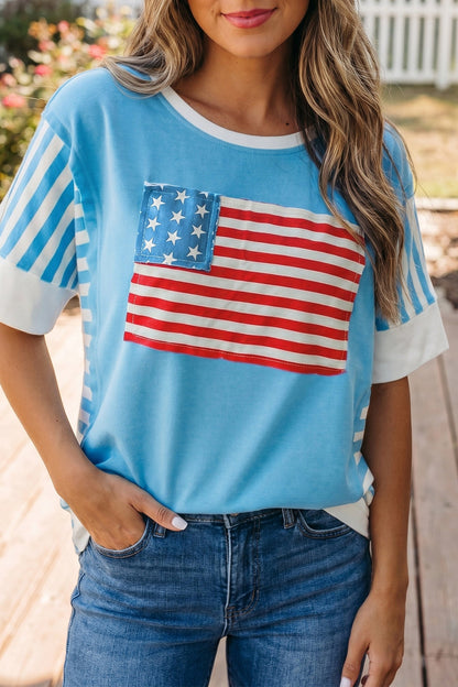 Threaded Pear Zoe July 4th T Shirt