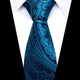 Midnight Teal Paisley
