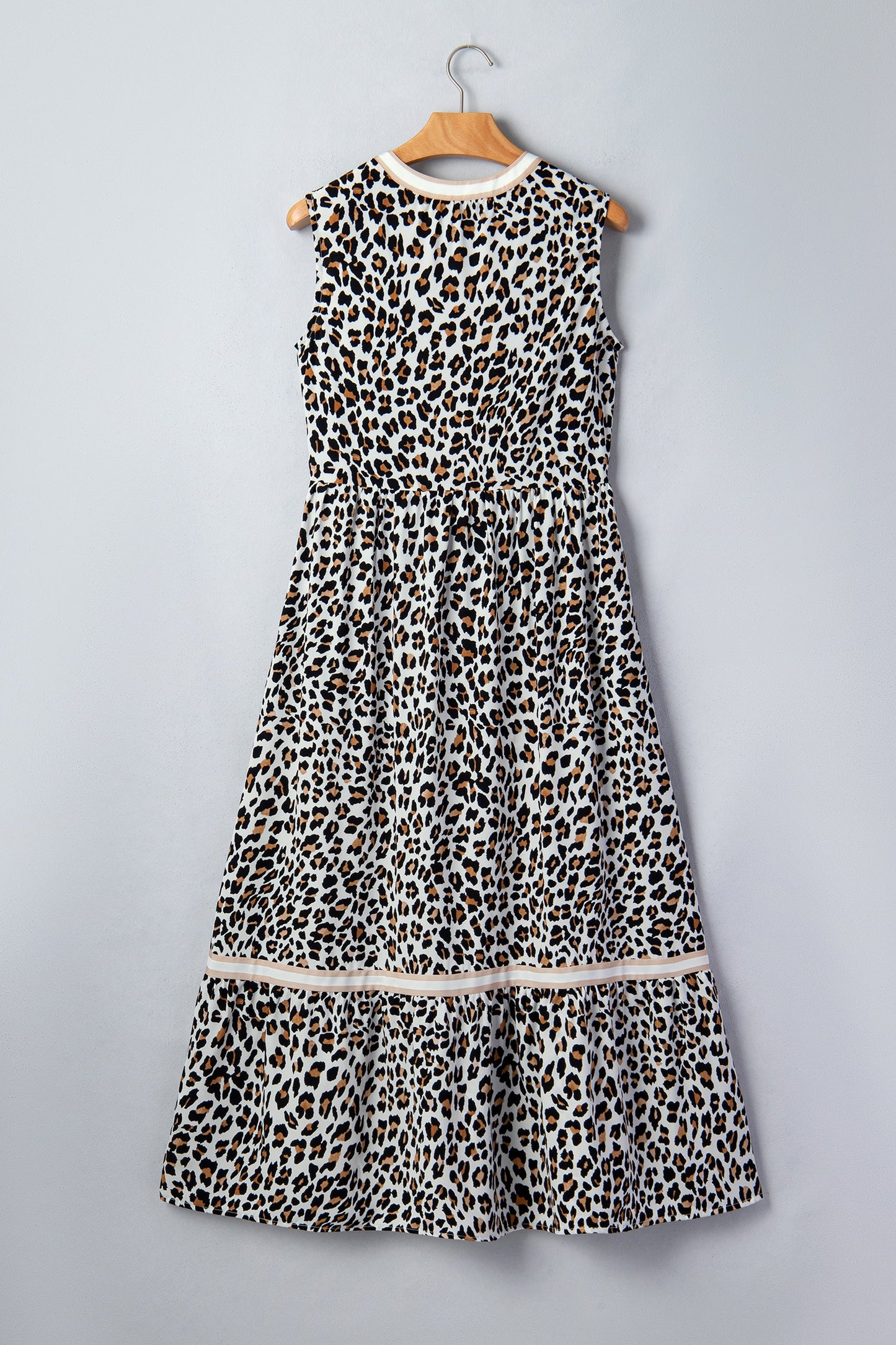 Threaded Pear Ayla Trim Sleeveless Midi Dress