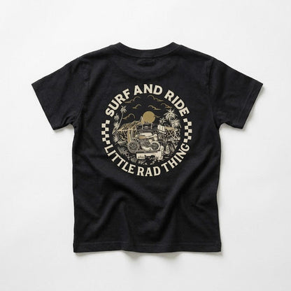 Surf N Ride Tee - Coal
