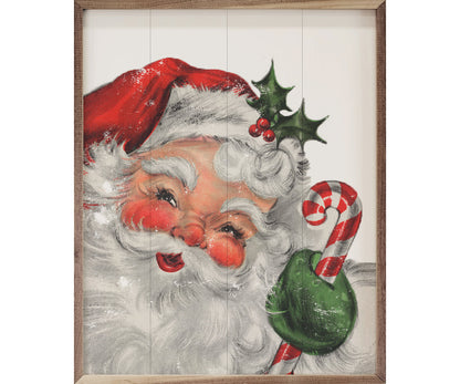 Kendrick Home Santa With Candy Cane