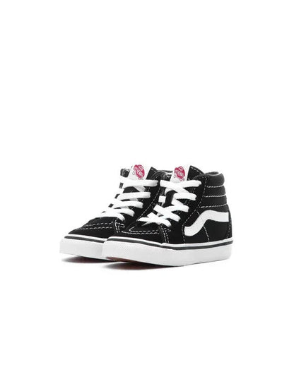 Vans SK8 Hi Round Toe Kids' Sneakers — True White/Black
