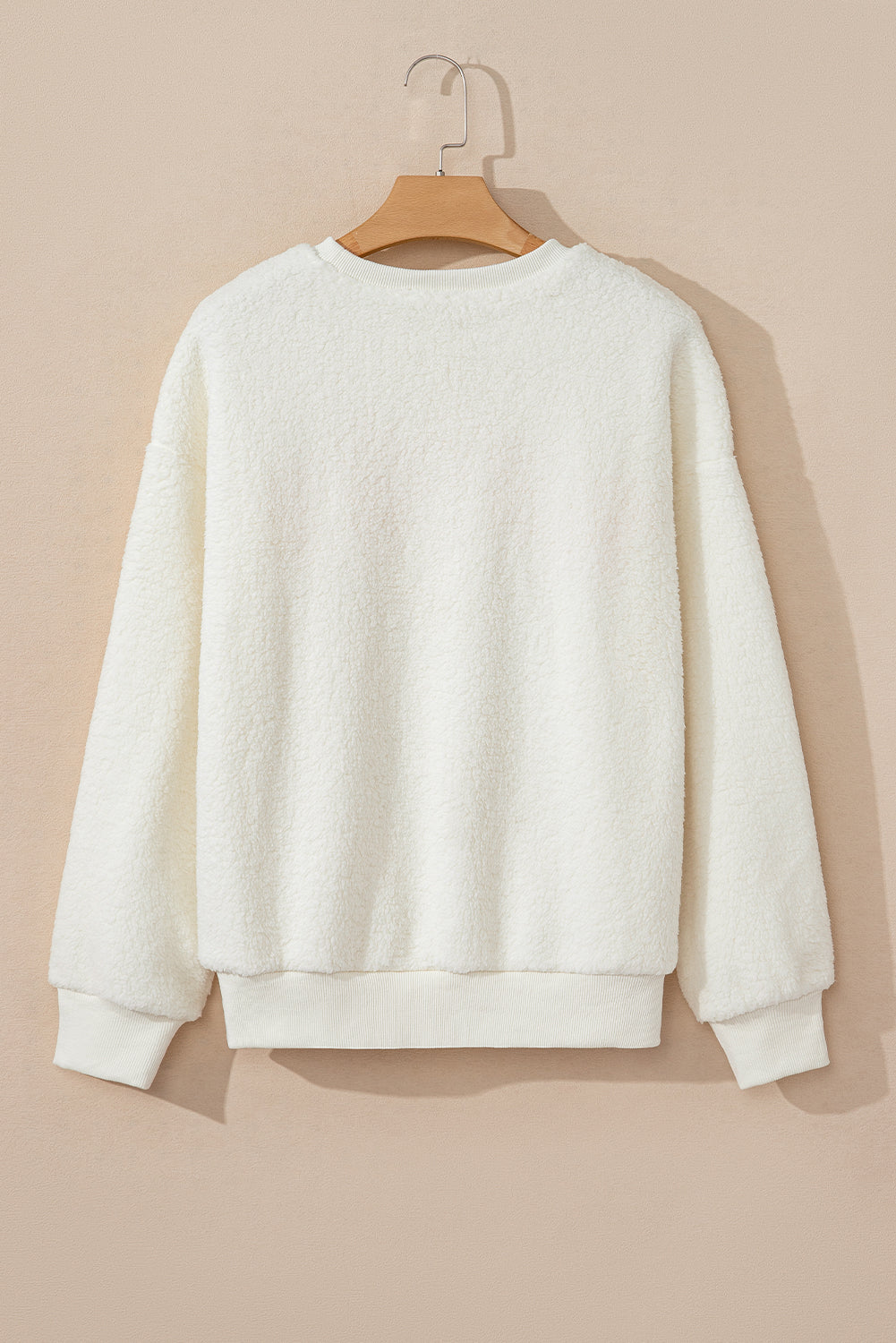 Threaded Pear Mila Sherpa Howdy Patched Pullover