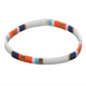 Navy White Orange