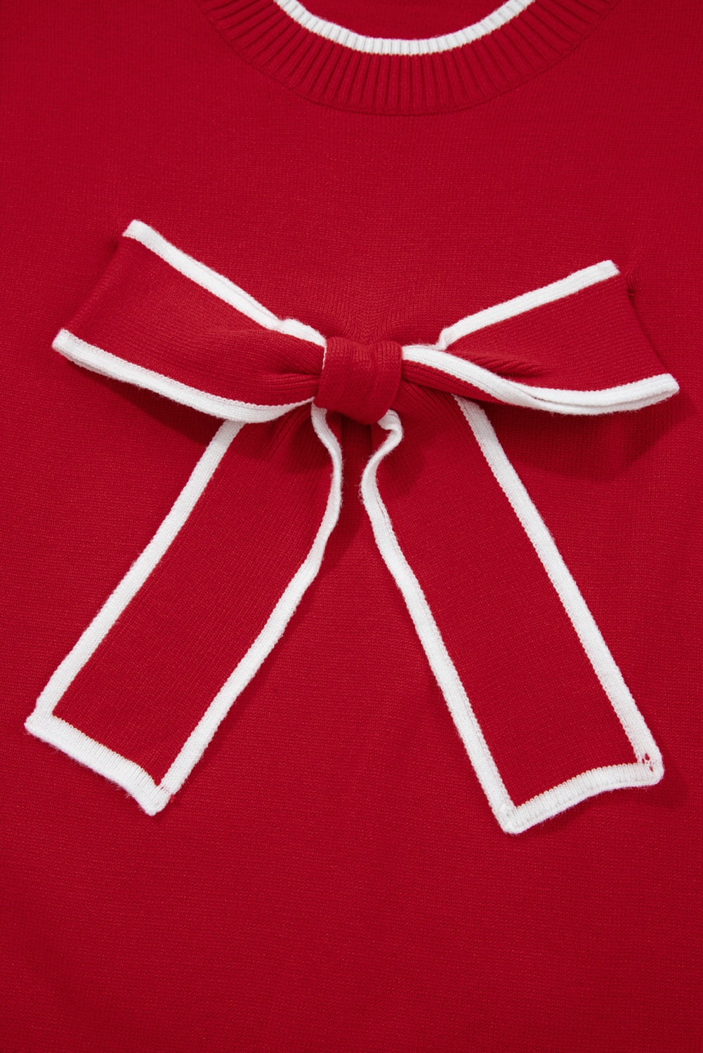 Threaded Pear Malaysia accent Holiday Cropped Sweater