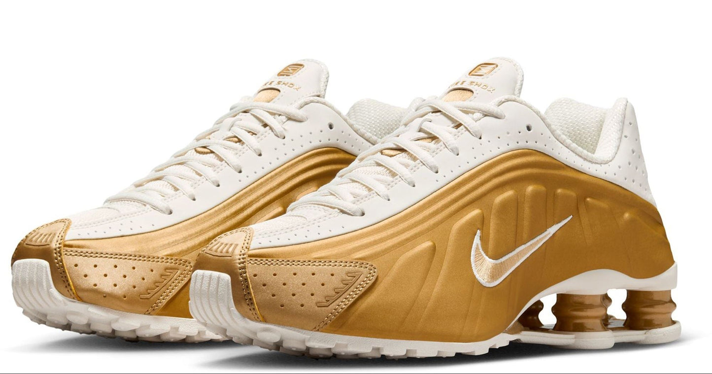 Nike Women's Shox R4 Metallic Gold