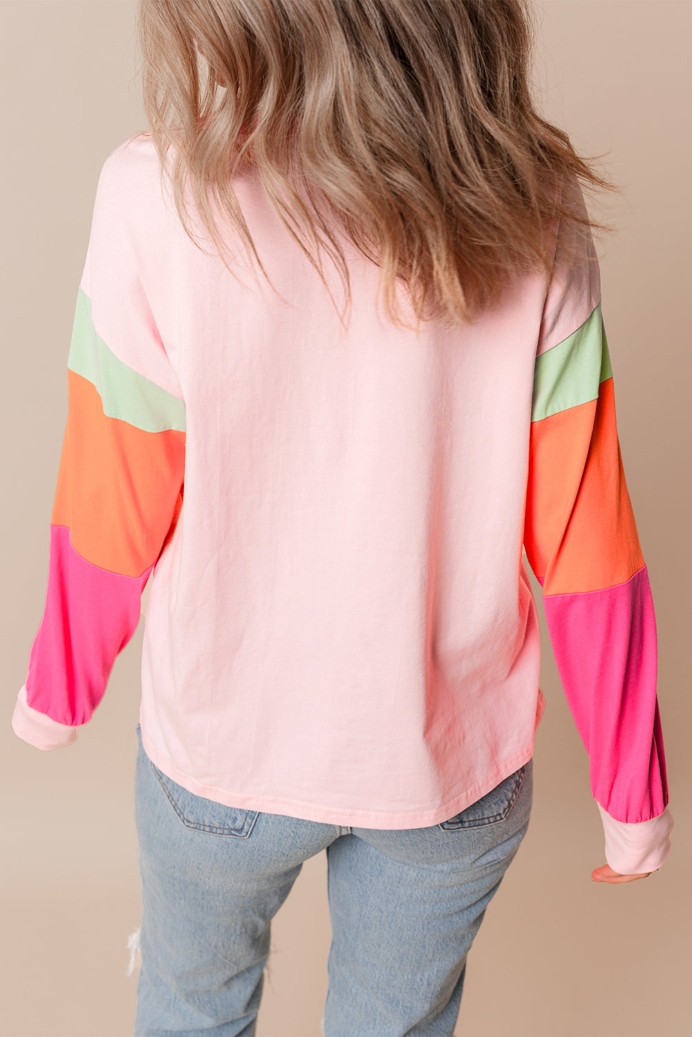 Threaded Pear Valentina Long Sleeve Loose Top