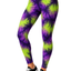 Purple and Green Tie Dye Print