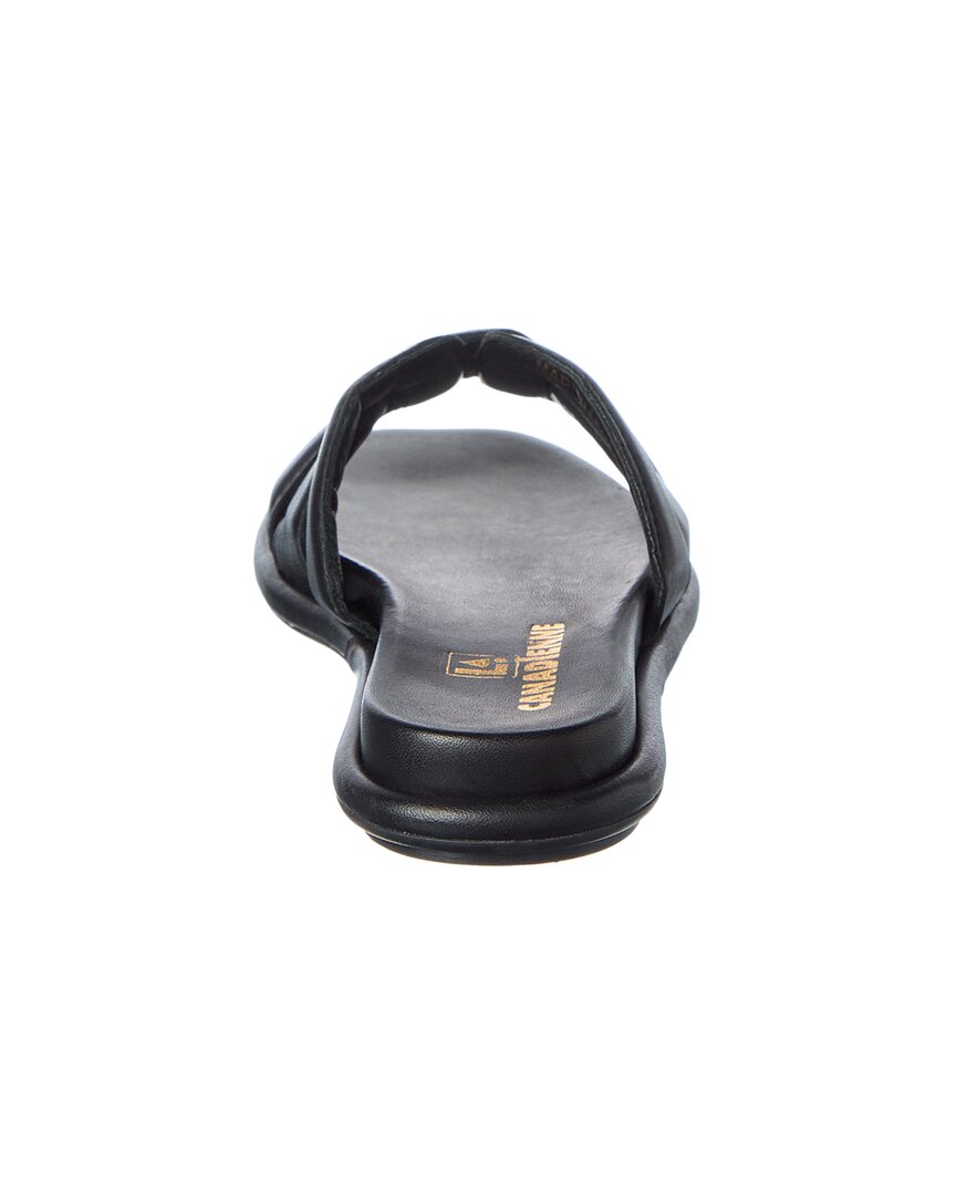 1 Black leather-