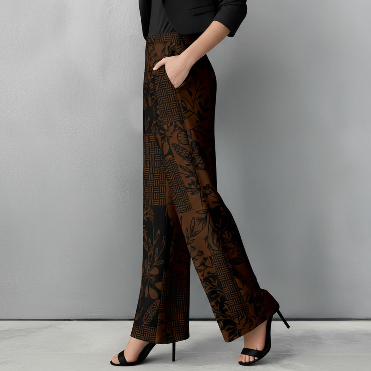 Brown and Black-