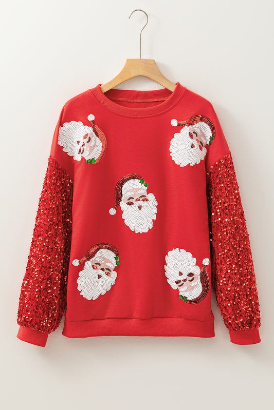 Threaded Pear Zaniyah Long Sleeve Christmas Sweatshirt