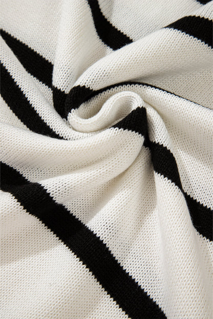 Threaded Pear Avery Contrast Drop Shoulder Sweater