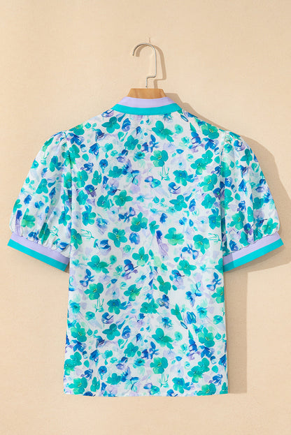 Threaded Pear Marci Short Sleeve Blouse
