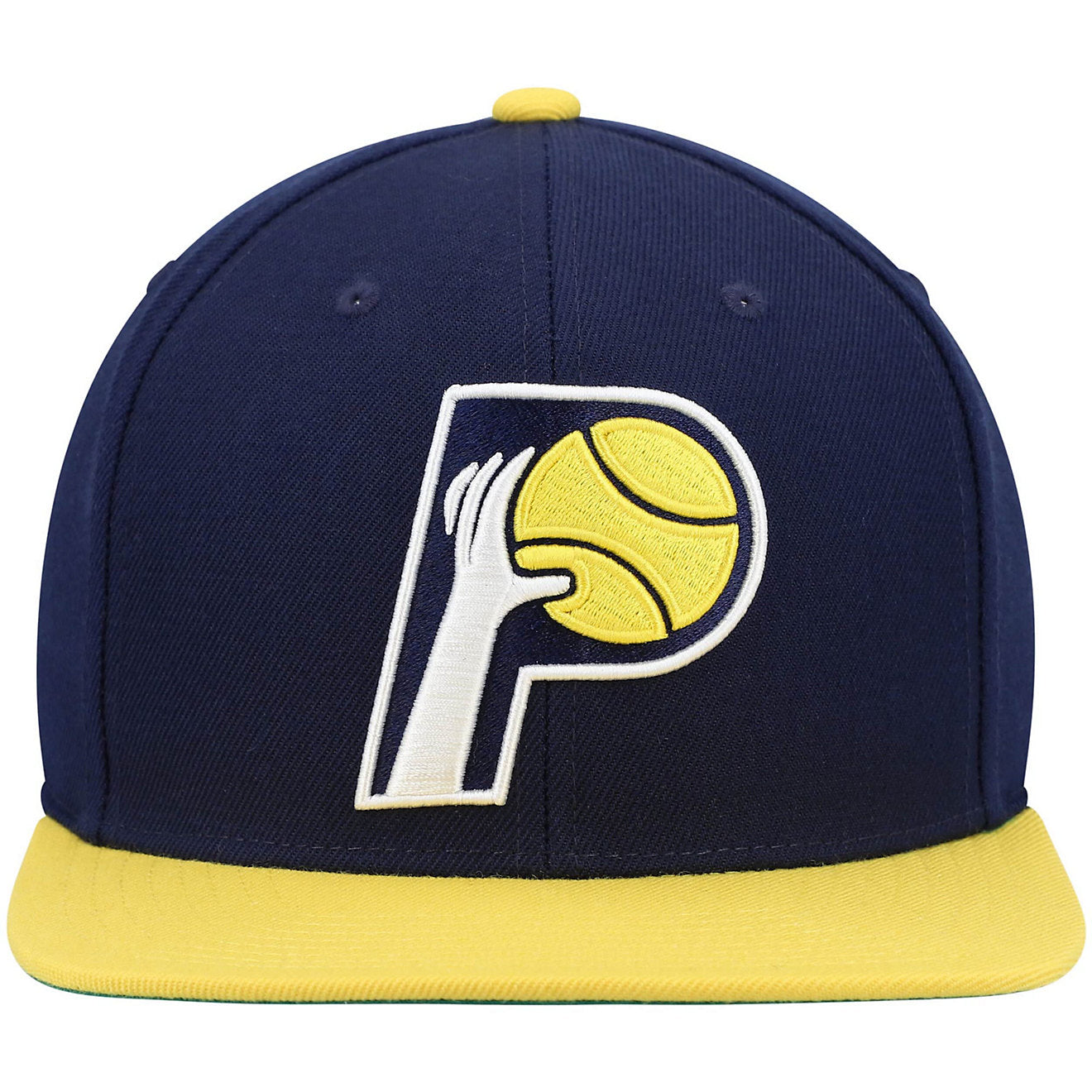 Men's Mitchell & Ness NBA Team 2 Tone 2.0 Snapback Hwc Pacers