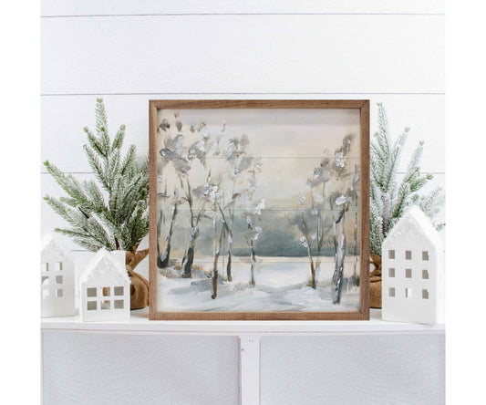 Kendrick Home Snowy Winter Trees By Katrina Pete