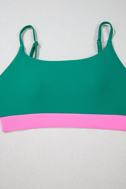 Cora Patchwork High Waisted Bikini by Threaded Pear