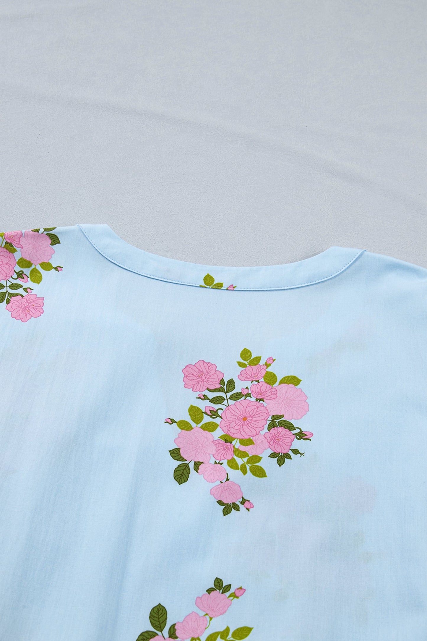 Threaded Pear Lucy Print Scalloped Trim Plus Dress