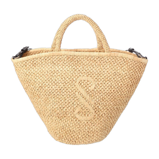 Proenza Schouler Raffia & Leather Tote