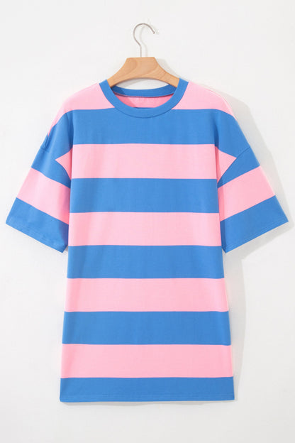 Royalty Block Oversize Tunic Tee