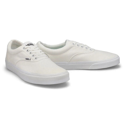 Vans Doheny Men's Sneakers — White Canvas Low-Top