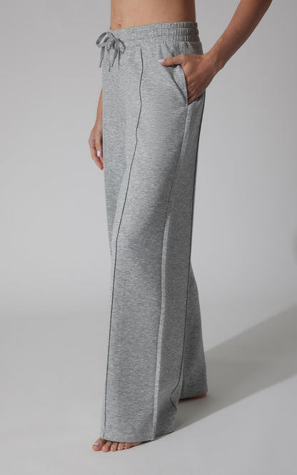 Softlite Fleece Timeless Pintuck Wide Leg Pant - Our Cafe Story
