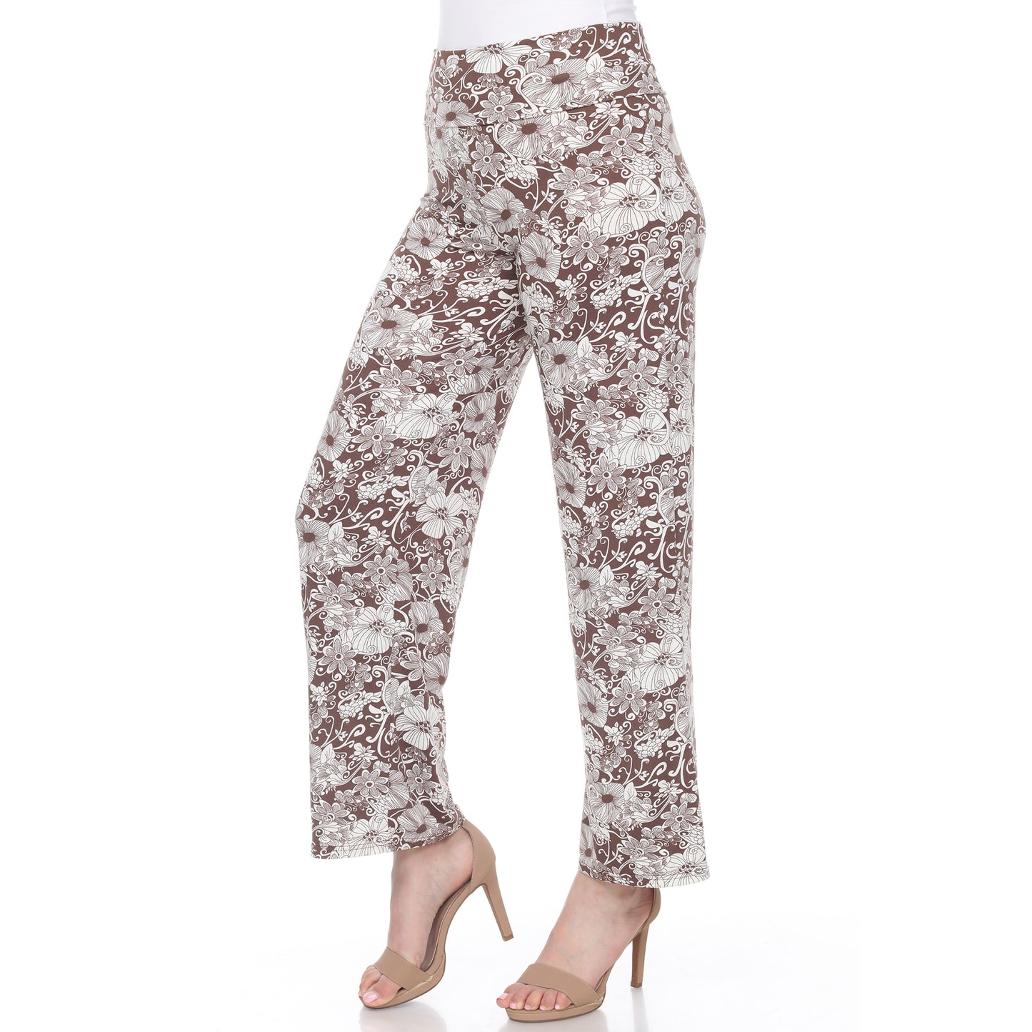 Brown Floral-