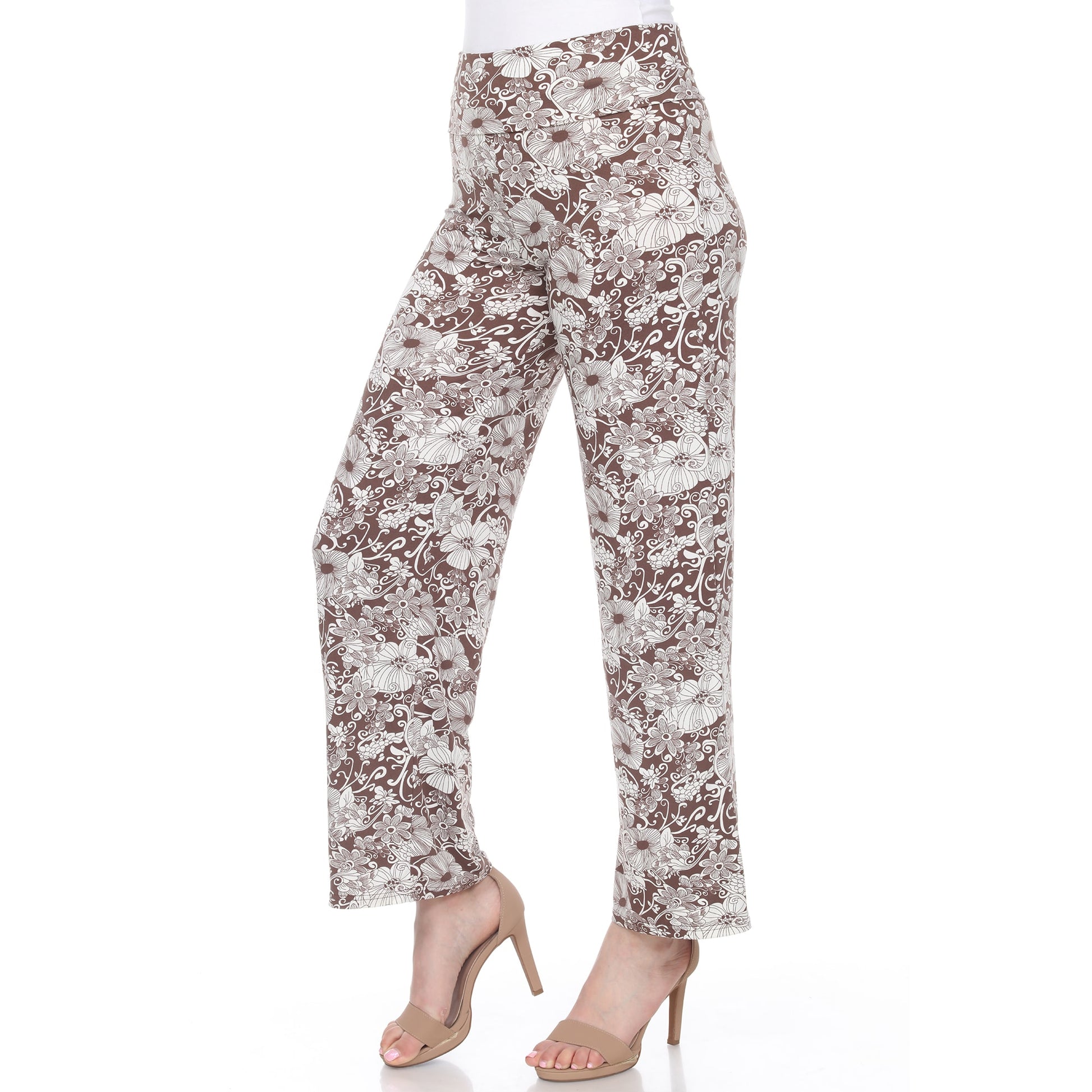 Brown Floral-
