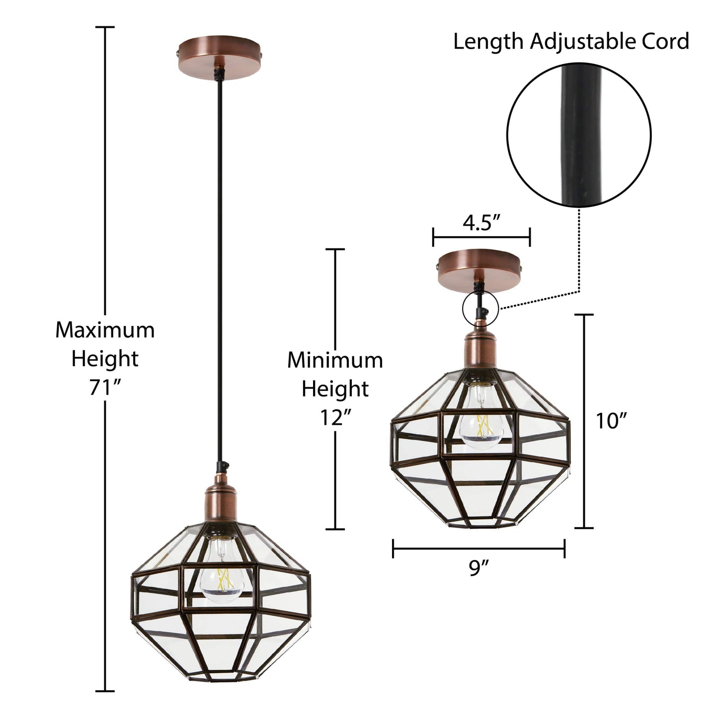 Copper/Clear/Black-