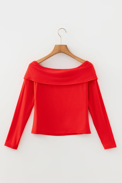 Threaded Pear Rowyn Sleeve Slim top Long Sleeve Top