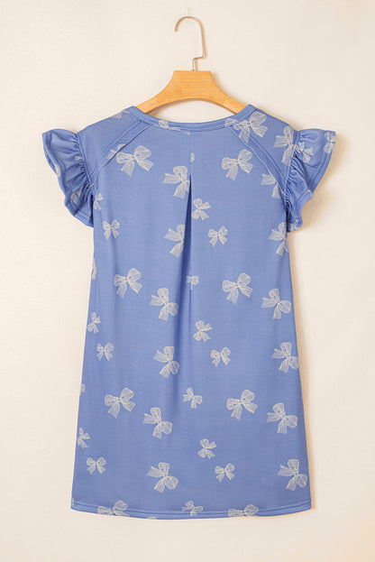 Threaded Pear Emmie Sleeve Shift Mini Dress