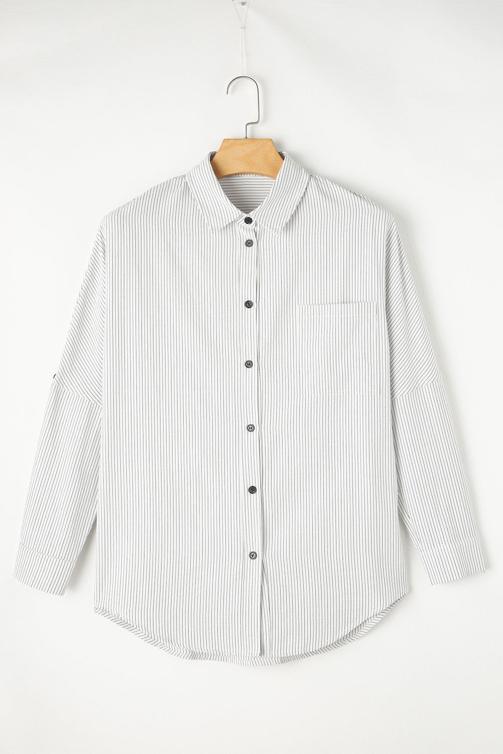Threaded Pear Zazita Tab Sleeve Long Shirt